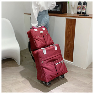 Large Capacity Portable 20 inch luggage <b>bag</b> Girls Large Cute School backpack with wheels Female <b>Weekender</b> <b>bag</b> <b>Women</b> Travel Set - Product Image 4