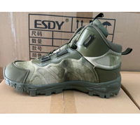 DFE02 ESDY Stock en gros Bottes tactiques mi-hautes Camouflage FG Vert Noir Kaki CP Chaussures d'entraînement 3 saisons