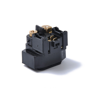 Relé de arranque para motocicleta, 12 V, terminales de tornillo, montaje en superficie, para reparación de repuesto Yamaha, plástico negro - Product Image 3