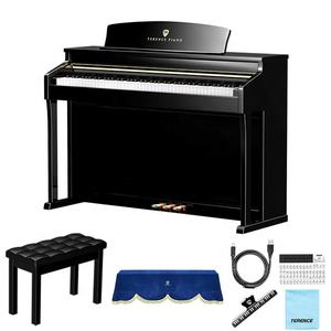 Terence E50 Piano digital 88 teclas martillo ponderado acción <span class=keywords><strong>teclado</strong></span> abatible vertical y tres pedales - Product Image 4