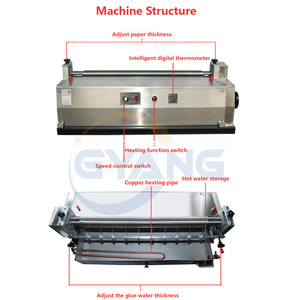 Hot Sales <strong>Table</strong> Top Hot Melt <strong>Pasting</strong> Machine Stainless Steel Glue Machine Automated Glue Machine Price - Product Image 5