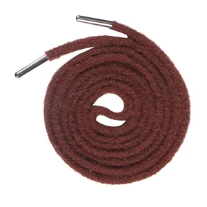 Großhandel Ersatz Kordel zug Schnüre Günstige Ersatz Hoodie String mit Metal End Fluffy Round Athletic Shoes Spitze