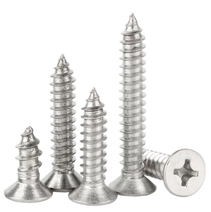 LeGood Phillips <b>Flat</b> Head Stainless Steel Self Tapping <b>Screws</b> Metric Coarse Thread M4X14mm long - Product Image 2