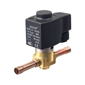 Vanne solénoïde Hongsen 220V 50/60Hz 13VA IP65 pour pièces de réfrigération et de climatisation de chambres froides - Product Image 2