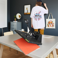 Presse à chaud automatique LETOP DTF pour transfert de chaleur sur t-shirt, plaque de presse à chaud de 40 cm * 60 cm pour transfert de vêtements