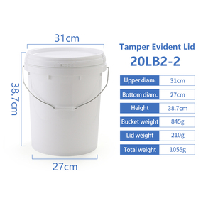 Venda Direta Da Fábrica 1L 2L 4L 5L 8L 10L 12L 15L 17L 18L 20L <span class=keywords><strong>25L</strong></span> Balde De Plástico Seau En Plastique - Product Image 5