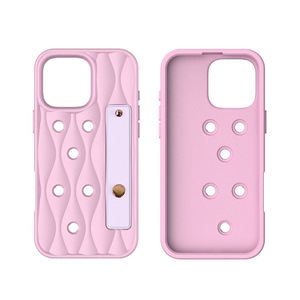 เคสโทรศัพท์มือถือ HGD New Tends รุ่นกันกระแทก ดีไซน์สวย สำหรับ iPhone 15 16 Pro Max  วัสดุ EVA พร้อมหูจับ  ทันสมัย - Product Image 1