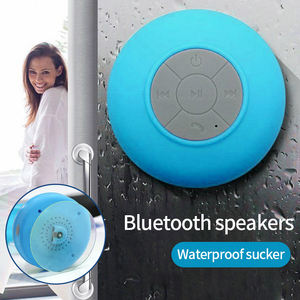 Haut-parleur Bluetooth étanche pour salle de bain à domicile, mini haut-parleur mural sans fil avec ventouse intégrée, sans perçage, cadeau - Product Image 2