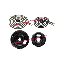 ZBW 110v 3500w Ss304 élément chauffant tubulaire réchauffeur 3 anneaux élément chauffant de bobine, élément chauffant de bobine de poêle électrique anneau de cuisinière