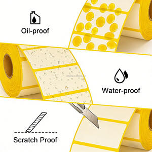 Wholesale High Quality Barcode Printing <b>Paper</b> Blank Eco Friendly Food Grade Address Label Ecommerce Shipping Label Sticker <b>Roll</b> - Product Image 3