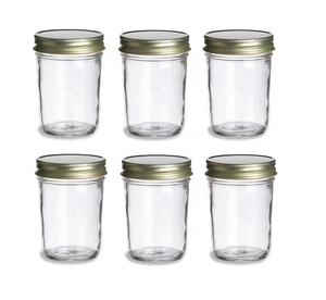 Pot de maçon en verre sans plomb bouteille de caviar épaissie pour le stockage de la mousse de gâteau à la confiture pot en verre élégant pour le stockage des aliments de qualité supérieure - Product Image 6