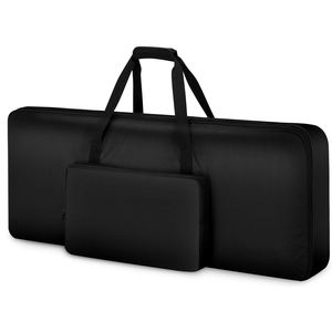 Hot Selling <b>61</b> <b>Key</b> <b>Keyboard</b> Case, 600D Nylon Oxford Black 10MM Foam Padding Electricity <b>Keyboard</b> Bag Piano Gig Bag - Product Image 1