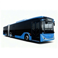 Fabricant de bus articulés à plancher bas TENGLONG, bus électrique BRT de 18 m, 46 places
