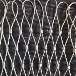 Nhà máy trực tiếp thép không gỉ dệt dây dây lưới Net chim chuồng vườn thú bao vây dốc bảo vệ cáp web Cáp dây lưới - Product Image 3