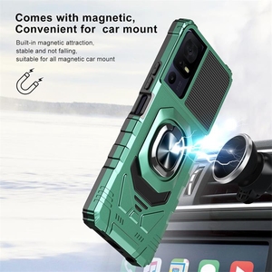 360 soporte de anillo de Metal a prueba de golpes armadura magnética <span class=keywords><strong>funda</strong></span> de teléfono para <span class=keywords><strong>TCL</strong></span> <span class=keywords><strong>305I</strong></span> ION Z X 40R 40XL XE SE 5G 403 405 406 408 Sharp Aquos V6 - Product Image 4