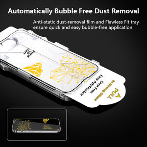 Kit d'outils <span class=keywords><strong>de</strong></span> film <span class=keywords><strong>de</strong></span> protection d'écran pour téléphones portables 3X protecteurs d'écran en verre <span class=keywords><strong>incassable</strong></span> solides pour iPhone 11 12 13 14 15 Pro - Product Image 3