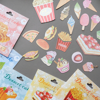 Nekoni Laser Autocollants Pack Kawaii Stickers Décoratifs Clair Auto-Adhésif Alimentaire Main Compte Autocollants pour Autocollant Papier Flocons