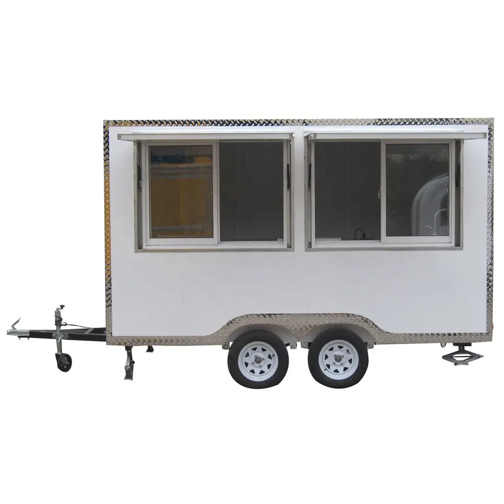 Grande camion di cibo mobile contenitore con attrezzature da cucina completa per la vendita