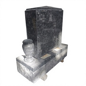 Monumentos de Granito Gris Acero - Lápidas Conmemorativas Tradicionales para Uso en Cementerios - Product Image 2