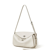 Sac à bandoulière en cuir fait main, moderne, minimaliste, esthétique, imperméable, portable, pour femme