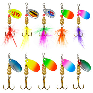 Leurre <span class=keywords><strong>de</strong></span> pêche Yousya 5g 7g en <span class=keywords><strong>fer</strong></span>, type spinner, avec hameçon pour la pêche au bar, à la <span class=keywords><strong>carpe</strong></span>, au marlin, à la truite - Pêche en eau salée et en rivière - Product Image 1