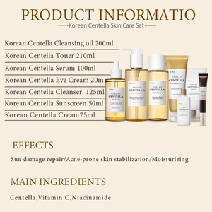 OEM Centella siero Set Kit di riparazione Cica coreana <span class=keywords><strong>per</strong></span> arrossamenti e <span class=keywords><strong>Rosacea</strong></span> con essenza di lumaca mucina - Product Image 6