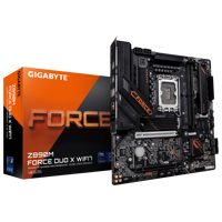 Nouvelle carte mère gaming GIGABYTE Z890M FORCE DUO X WIFI7 2026, stock disponible, prise en charge des processeurs Core Ultra LGA1851, DDR5 256 Go pour PC de bureau