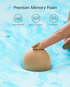 New Full Memory Foam Mattress <strong>Topper</strong>, Cooling Gel Infused Mattress Pad, Ventilated <strong>Bed</strong> <strong>Topper</strong> for Pressure Relief - Product Image 2