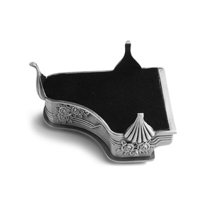 Boîte à bijoux en alliage de zinc de style européen, design piano, rétro et créatif, coffre de rangement pour trésors - Product Image 4