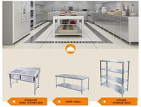 Table de travail en acier inoxydable pour cuisines commerciales, hôtels et restaurants – Prix usine, fabrication de produits