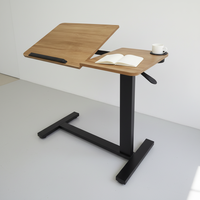 Table d'appoint pour ordinateur portable, réglable en hauteur, ergonomique, moderne, portable, mini bureau à domicile, en bois, vente en gros usine
