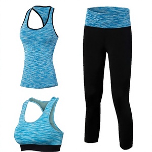 2026 New Best Tan Breathable 100% Cotton Activewear Crop Top for Women Trending Yoga and Gym Spring Fitness Set - Product Image 2