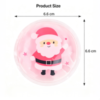 Coussinets oculaires réutilisables en gel chaud/froid pour Noël, motif mignon de Noël, compresse chaude/froide, poche de glace pour soulager les poches sous les yeux, cadeau de fêtes