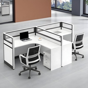 Văn phòng bàn đồ nội thất bàn 6 chỗ ngồi Modular văn phòng máy trạm văn phòng cubicle Máy Trạm 4 người cho nhân viên - Product Image 3
