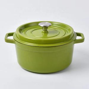 Ensemble de casseroles <span class=keywords><strong>en</strong></span> <span class=keywords><strong>fonte</strong></span> émaillée de 10/14/<span class=keywords><strong>18</strong></span>/20/22/24/26/28/31 <span class=keywords><strong>cm</strong></span>, casserole, <span class=keywords><strong>cocotte</strong></span>, batterie de cuisine, pot à double anse, couvercle, gaz - Product Image 3