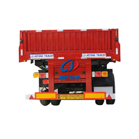Semi-remorque à ridelles en acier AOTONG pour le transport de marchandises longue distance