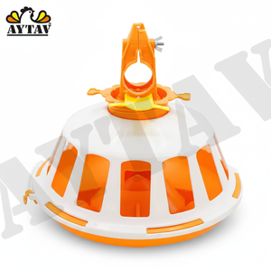Comedero Automático para Gallinas Reproductoras, Sistema de Alimentación de Pollos de Acero y PP, 34 cm de Diámetro, Certificado para Granjas, Nuevo, 1 Año de Garantía, Modelo 302005 - Product Image 2