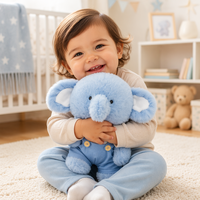 Peluche Éléphant Super Douce en Coton PP, Jouet Anti-Stress, Thème Toy Story, Prix pour Machine à Pinces