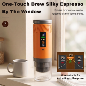 เครื่องชงกาแฟแคปซูลแบบพกพา รุ่นใหม่ แรงดัน 20 บาร์ 3 in 1 ชงได้ทั้งร้อนและเย็น เหมาะสำหรับใช้ในออฟฟิศ - Product Image 2