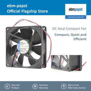 Ventilador Axial de Refrigeración ebm-papst 3414NHH 92x92x25mm 24V DC para Equipos Industriales y Servidores - Product Image 2