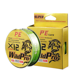 Ligne tressée WildPro PE 150M 4.0 #   Fil de pêche de 0,32 mm x 12 brins pour utilisation en lac - Product Image 2
