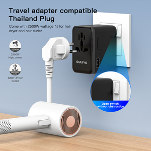 HL-A02-PD70W Thế Giới phổ du lịch cắm Adapter trên toàn thế giới quốc tế nhanh chóng sạc du lịch sạc với 1 USB + 3 t ype C - Product Image 4