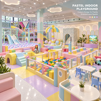 Parc d'attractions pour enfants, équipement de terrain de jeux intérieur, grand labyrinthe, toboggan, aventure, amusement, plastique, bois, utilisation à domicile ou à l'école, 3-12 ans, 500 kg