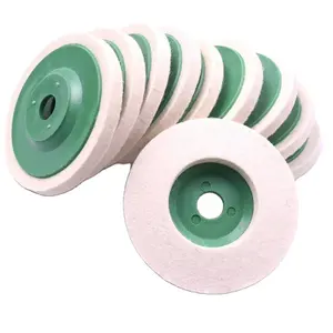 Wholesale wool stone buffing wheel metal wool wheel polishing felt polishing pads