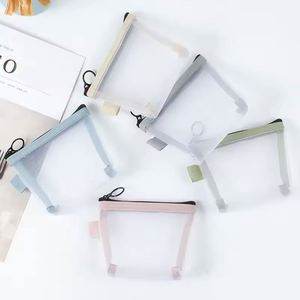 Clear Mesh Coin Purse Wallet Portable ID Card Credit Card Bag <b>Lipstick</b> Key Earphone <b>Mini</b> Storage Bag - Product Image 2