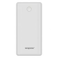 Wopow WP02 20W 20000mAh Batterie externe ultra-mince avec écran LED, chargeur rapide haute densité avec sorties Type-C, Micro USB et USB-A