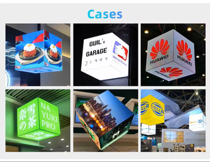 Sáng tạo 3D <span class=keywords><strong>LED</strong></span> Cube hiển thị cho trung tâm bán lẻ xách tay nhập vai trực quan cài đặt linh hoạt cho thang máy sử dụng - Product Image 5