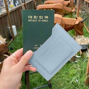 Personalized PU Leather Fashion Durable Slim <b>Travel</b> Passport Case <b>Holder</b> Clip Multi-Slot Card Wallet Portable Passport Cover - Product Image 4