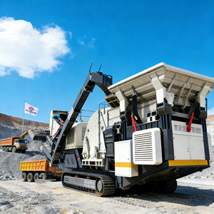 Installation mobile de concassage et de criblage sur chenilles 60-220 TPH pour calcaire et granit, concassage multi-étages, criblage de haute précision - Product Image 2