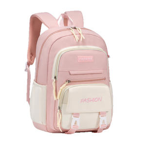 Sac à dos grande capacité en tissu Oxford imperméable avec RFID pour filles, style vintage, USB, antivol, fermeture éclair, pour les classes 5-6, Nouveau - Product Image 6